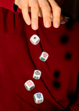 dice still life 2020 by martina lajczak